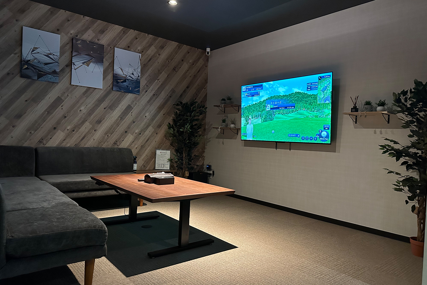 ロッジをイメージしたBブース